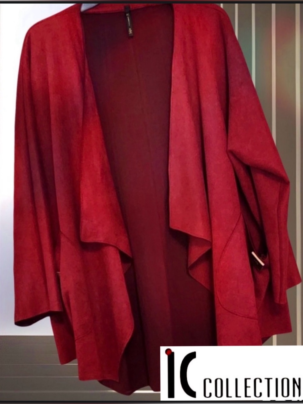 IC Collection by Connie K Women's Red Jacket